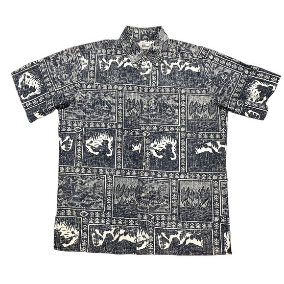 RARE! Reyn Spooner Dietrich Varez Mens Aloha Shirt- Medium - Picture 1 of 10